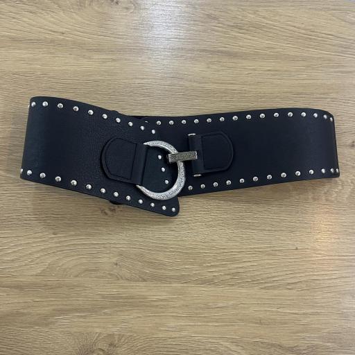 Cinturón mujer piel con lentejuelas  [1]