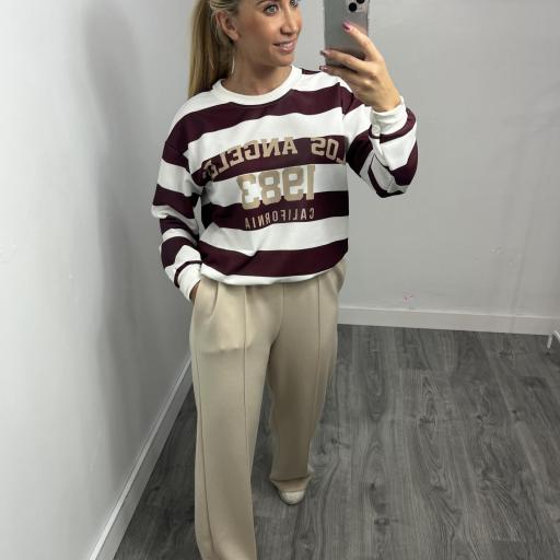 Pantalón Mujer Seul con Pinzas – Estilo Casual Chic beige