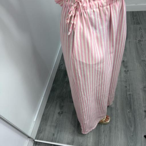 Conjunto Alice de Rayas Rosa para Mujer [2]