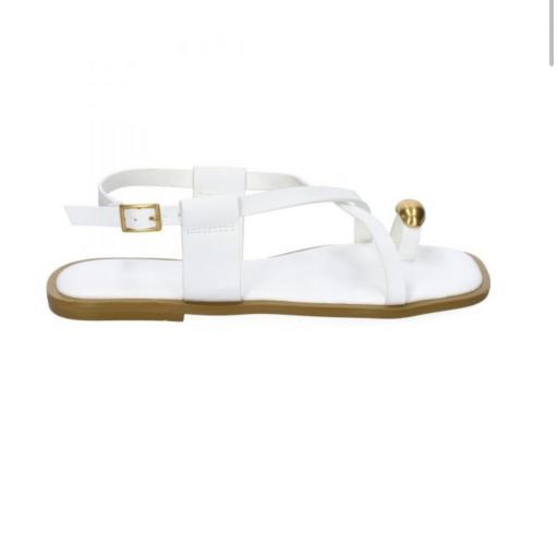 Sandalias Planas de Mujer Lassy Blanco [1]
