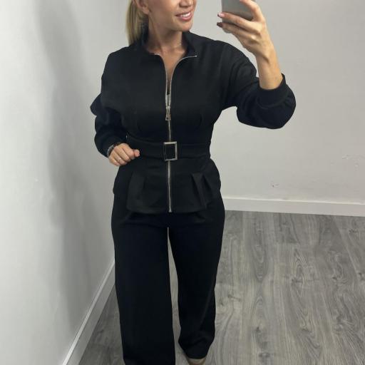 Conjunto mujer de chaqueta Flavia negro