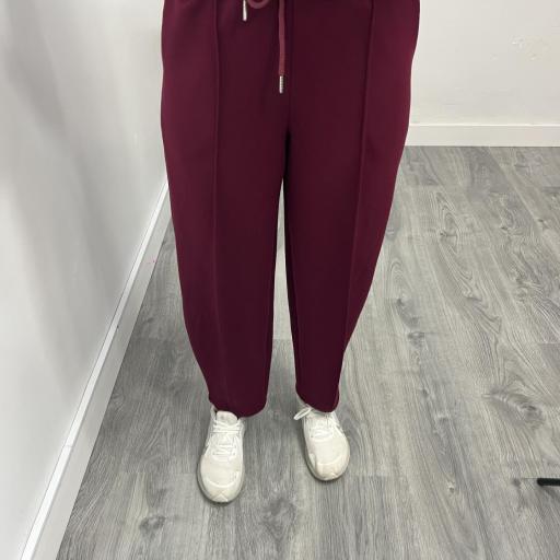 Conjunto Mujer  Casual Elegante Burdeos Estrella  [1]