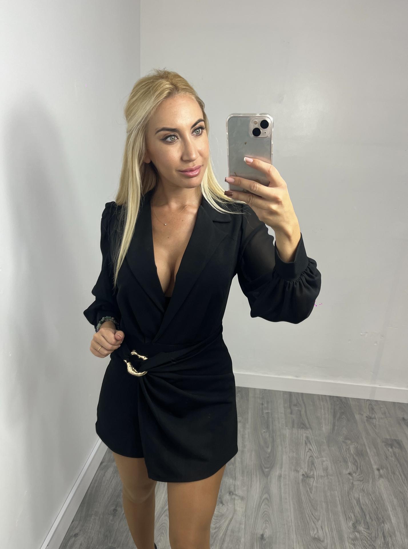 Mono negro ILORA elástico – Elegante y cómodo