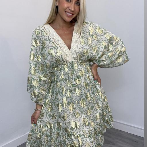 Vestido Mujer Samira Verde