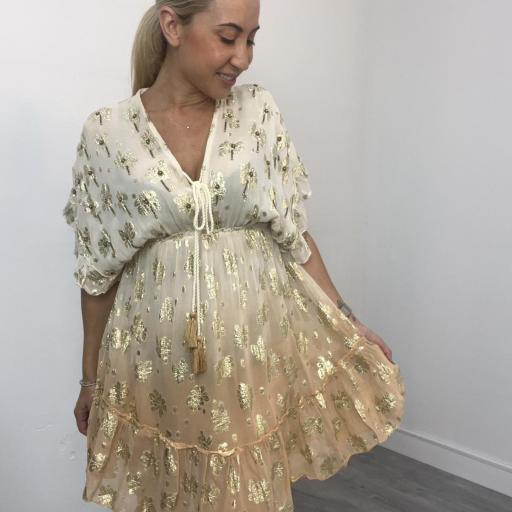 Vestido Mujer Ibicenco Sam Beige 