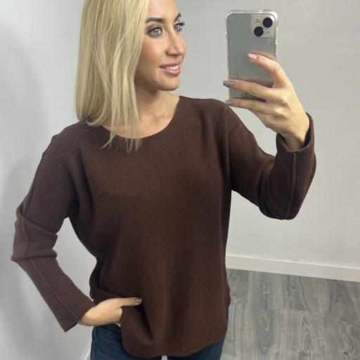 Jersey de punto suave Sure Marrón 