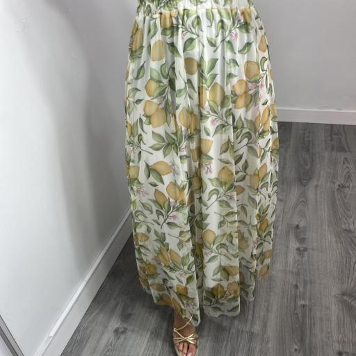 Falda  Mujer Midi Estampado Lemon [1]