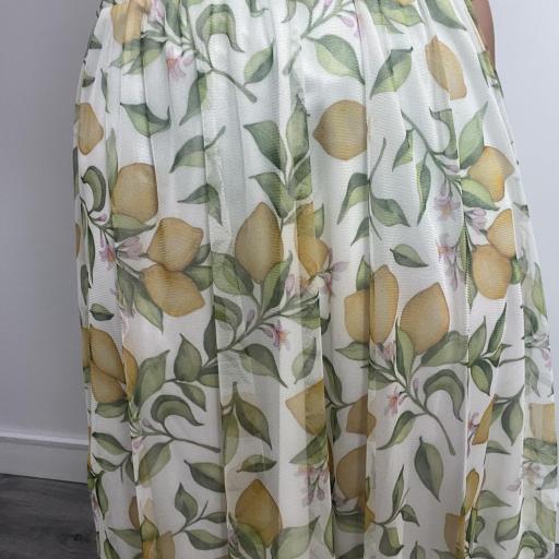 Falda  Mujer Midi Estampado Lemon [2]