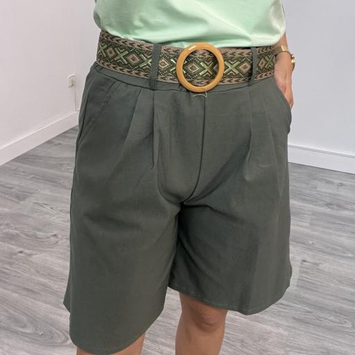 Bermuda Mujer  Fossi Verde [1]