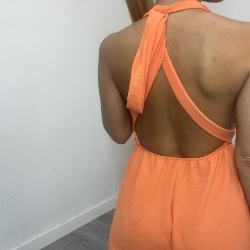 Mono Mujer Corto Multiposición Renata Naranja [2]
