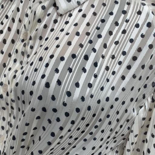 Blusa Amore de Lunares con Manga Francesa | Beige [1]