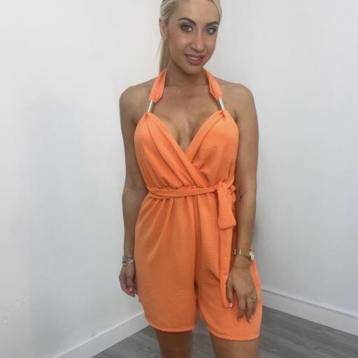 Mono Mujer Corto Multiposición Renata Naranja [0]