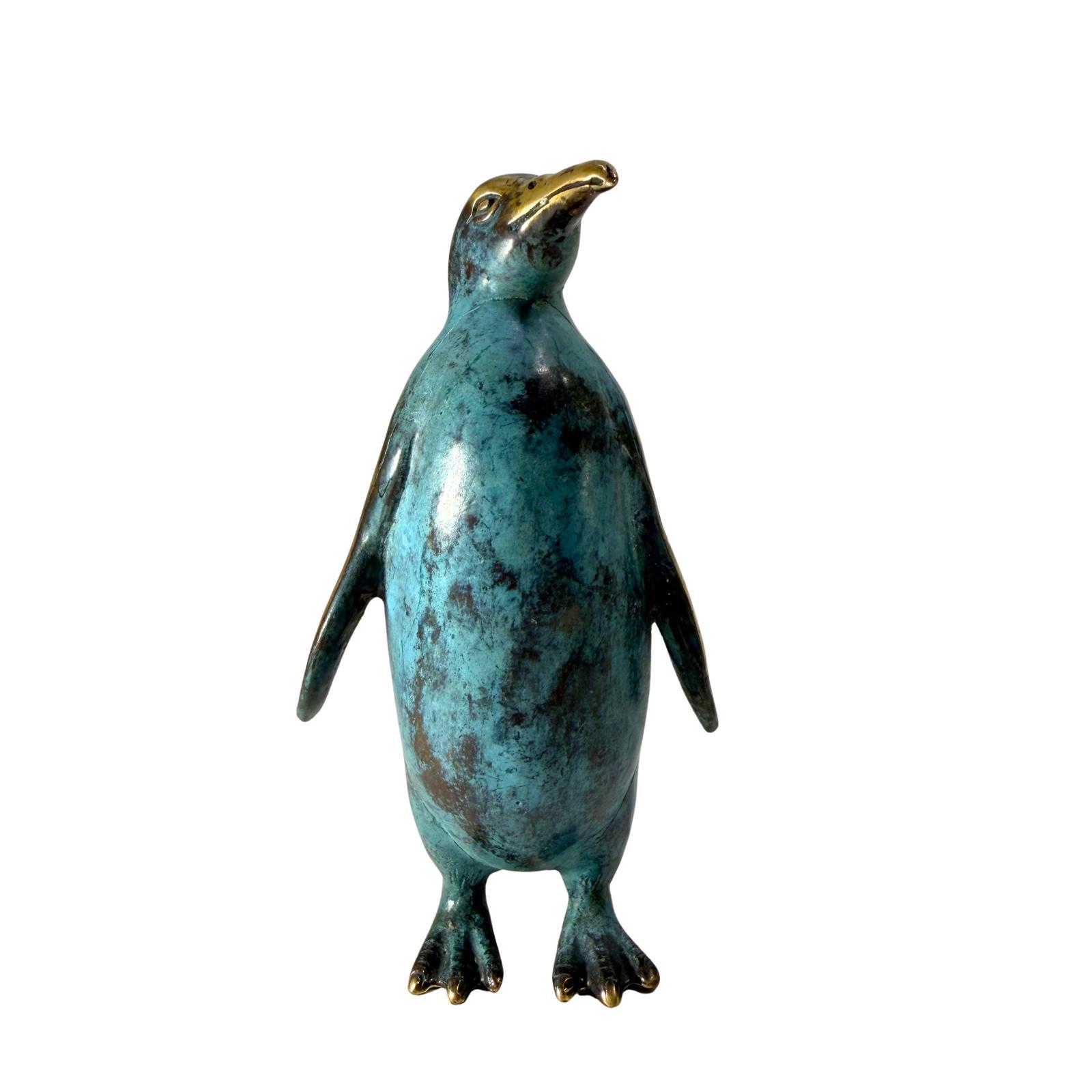 Pinguino de bronce