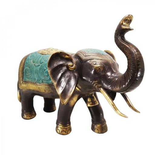 Elefante de bronce - 28 cm