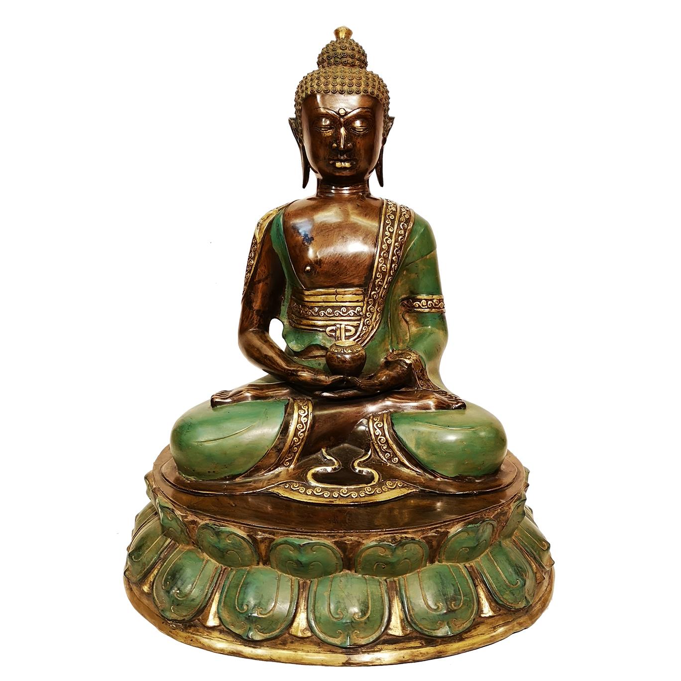 Buda de bronce "Dyana Mudra"