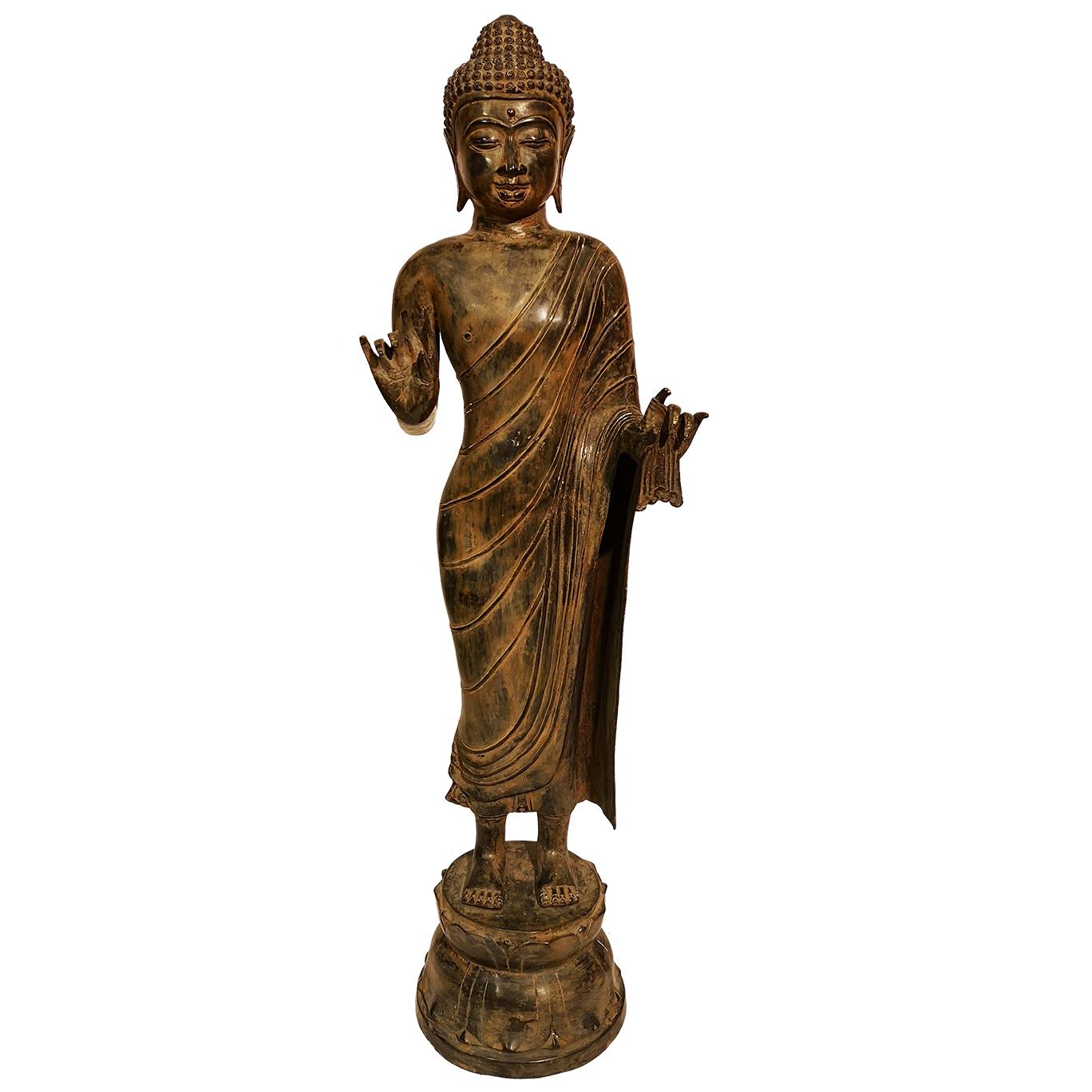 Buda de bronce "Karana Mudra"