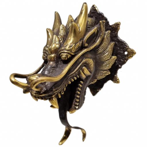 Cabeza de Dragón de bronce