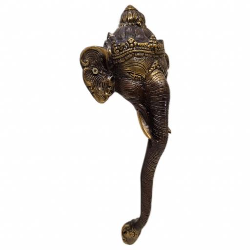 Ganesha - Tirador de puerta de bronce