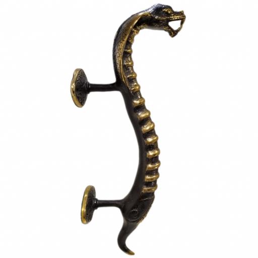 Cobra - Tirador de puerta de bronce