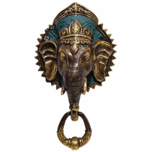 Ganesha Picaporte de bronce [2]