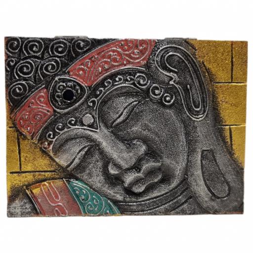 Caja pintada con cara de Buda [1]