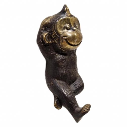 3 Monos Sabios de bronce | Colgador | Ver, Oír y Callar | Three Wise Monkey [3]