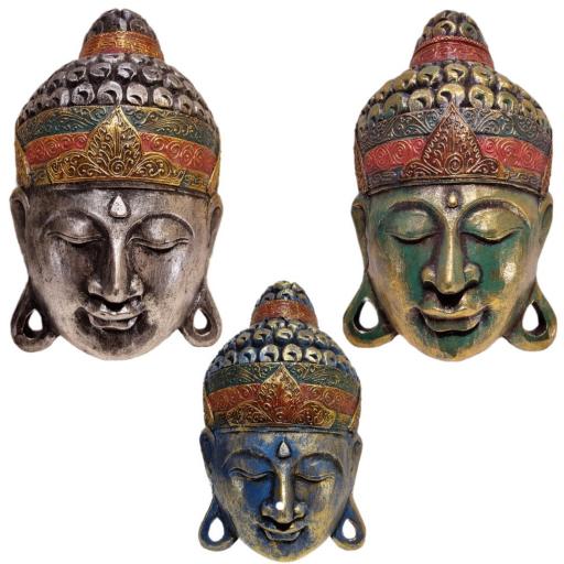 Mascara de Buda pintada