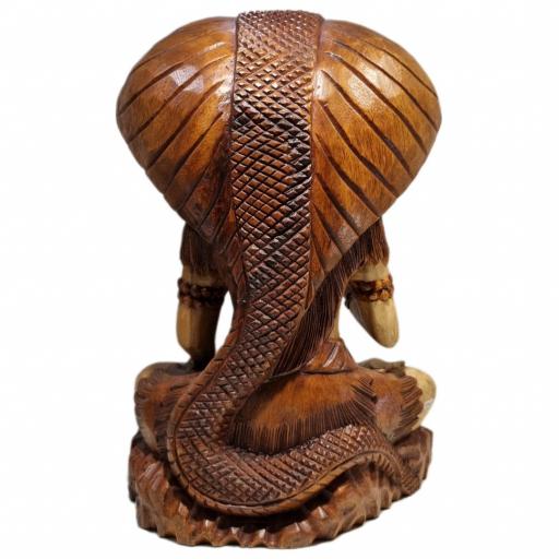 Shiva de madera con Cobra [4]