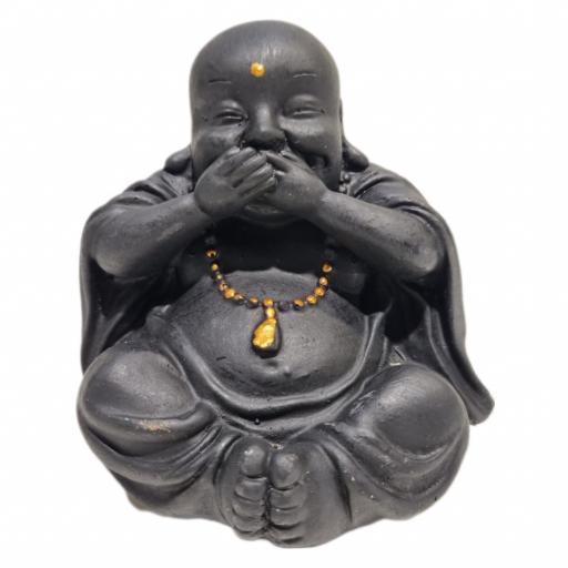 Buda Chino de resina | Ver, Oír y Callar | Three Wise | Buda feliz [4]