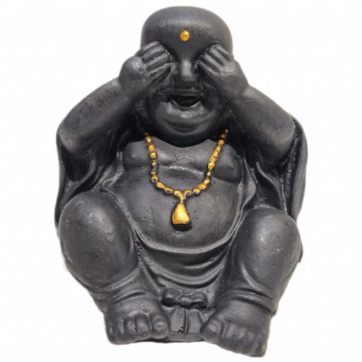 Buda Chino de resina | Ver, Oír y Callar | Three Wise | Buda feliz [5]