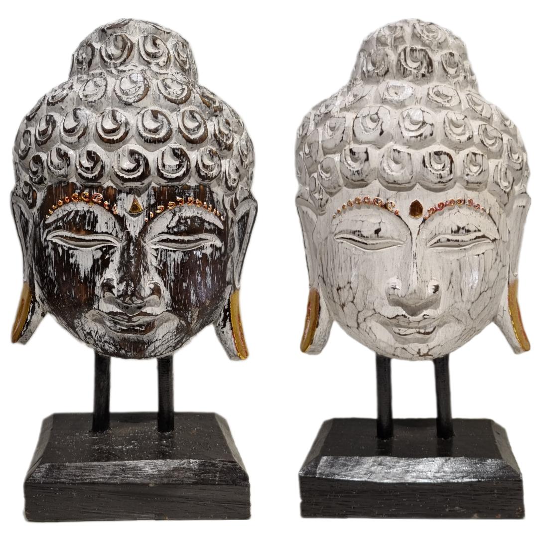 Mascara de Buda con base