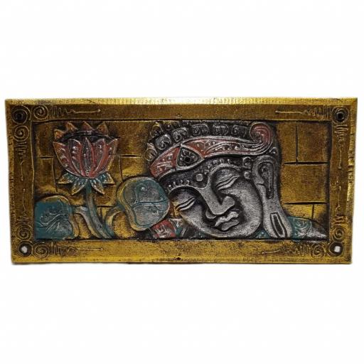 Caja pintada | Baúl con cara de Buda  [1]