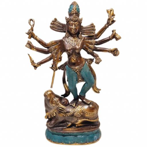 Durga con Nandi de bronce [1]
