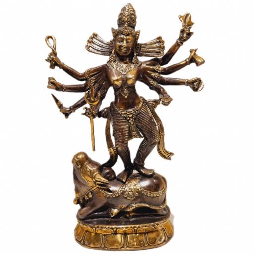 Durga con Nandi de bronce [2]