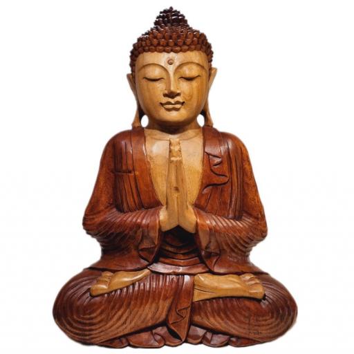 Buda de madera "Anjali Mudra" [2]