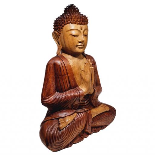 Buda de madera "Anjali Mudra" [3]