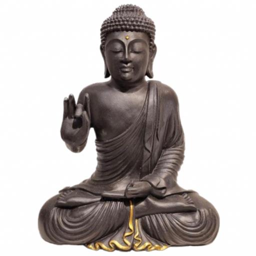 Buda de resina "Abhaya Mudra"
