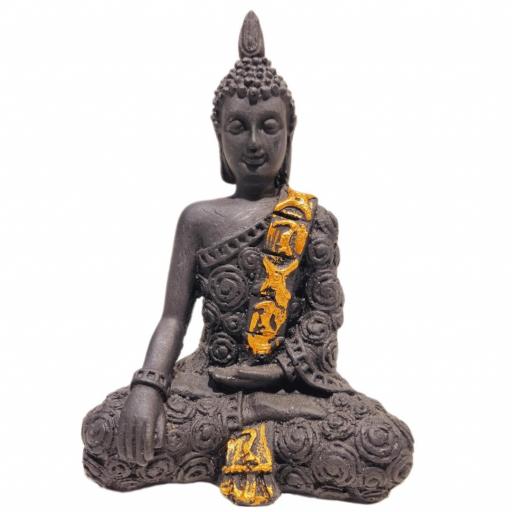 Buda Thai de resina "Bhumisparsha Mudra" [2]
