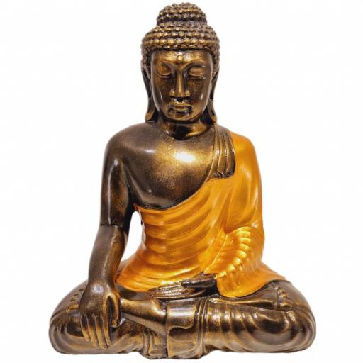 Buda de resina "Bhumisparsha Mudra" [1]
