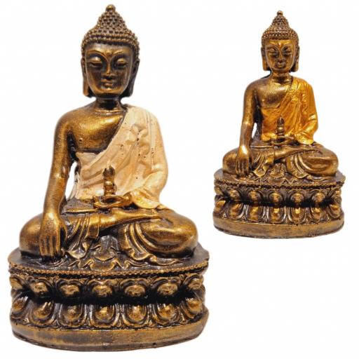 Buda de resina "Bhumisparsha Mudra"