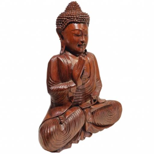 Buda de madera "Vitarka Mudra" [5]