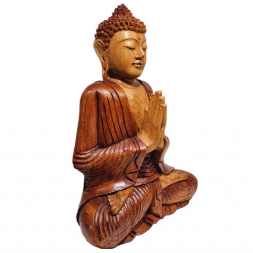 Buda de madera "Anjali Mudra" [1]