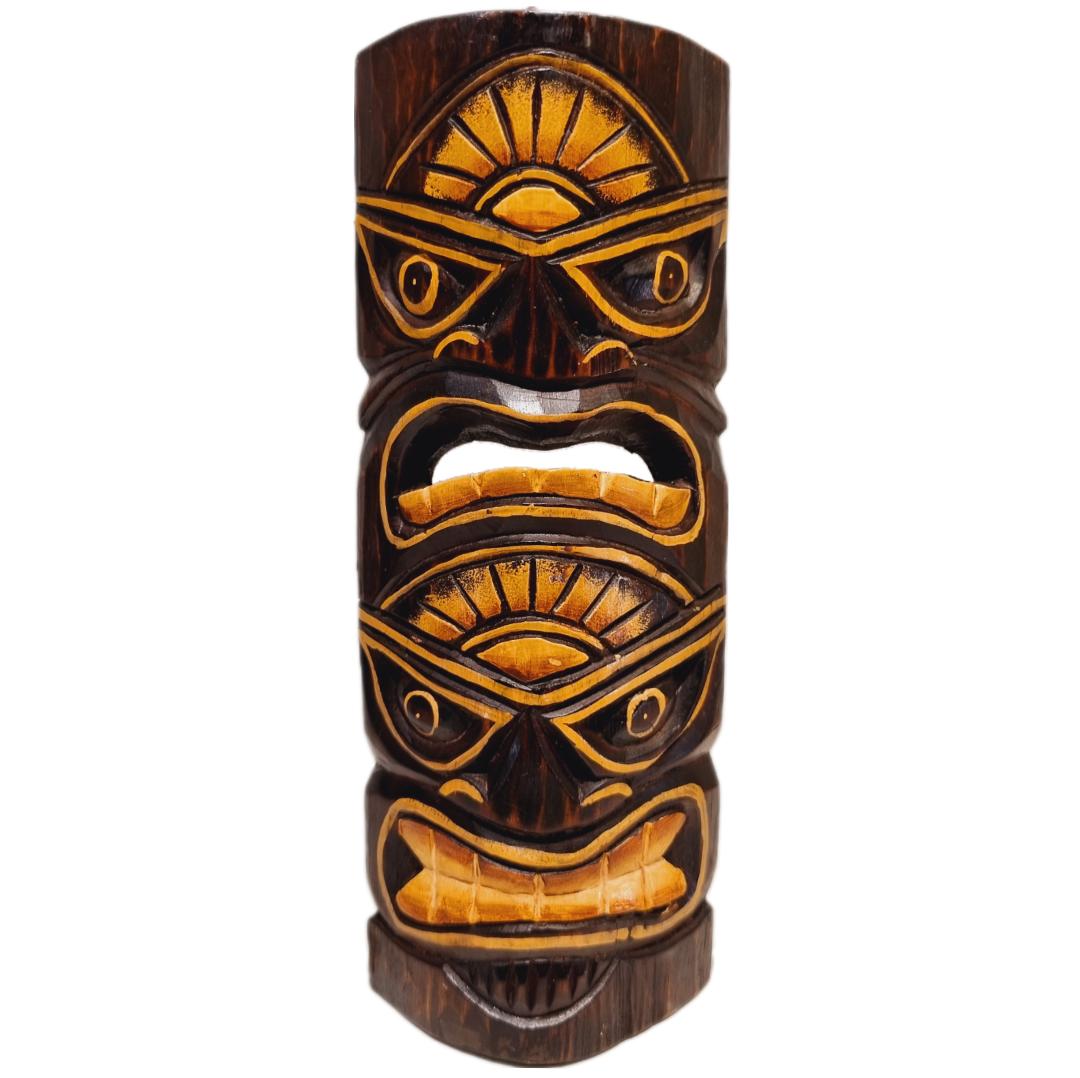 Mascara Tiki tribal pintada
