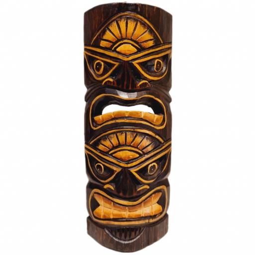 Mascara Tiki tribal pintada