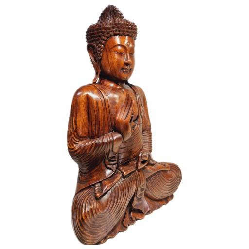 Buda de madera "Vitarka Mudra" [1]