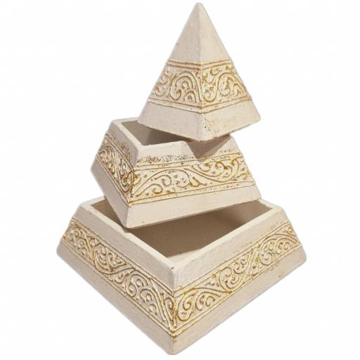 Caja pintada | Caja Pirámide 