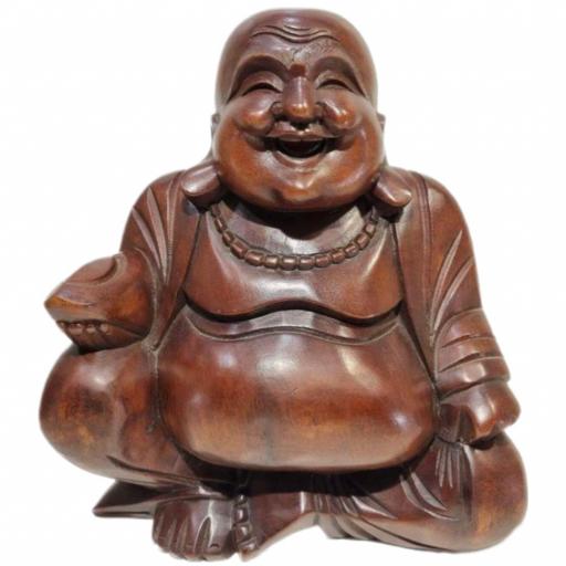 Buda Chino | Buda Feliz | Happy Buddha de madera  [0]