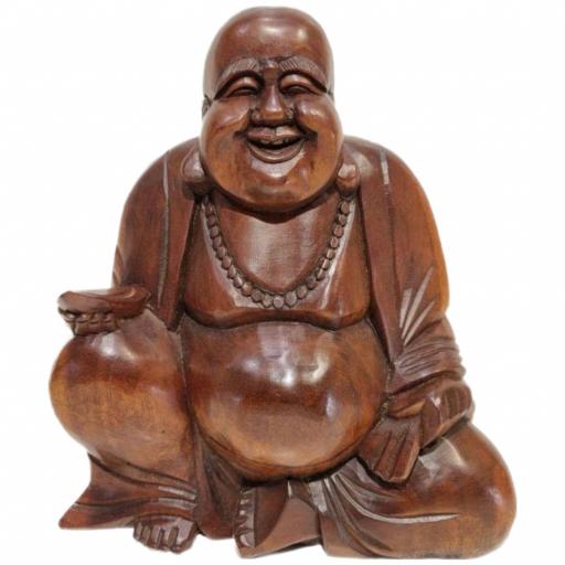 Buda Chino | Buda Feliz | Happy Buddha de madera 