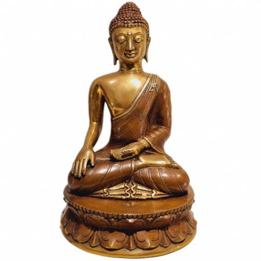 Buda de bronce "Bhumisparsha Mudra" [0]