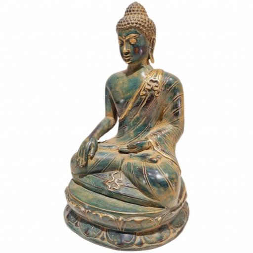 Buda de bronce "Bhumisparsha Mudra" [1]